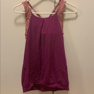 Lululemon built in bra workout tank